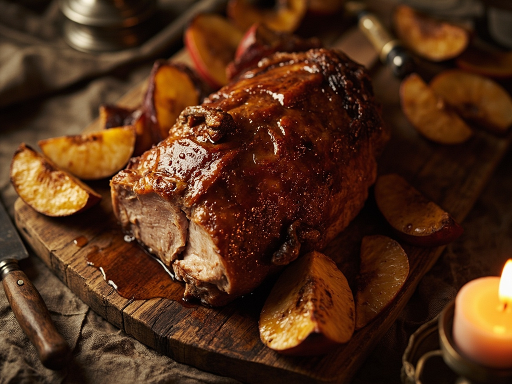 Bagún rósta — honey-roasted bacon joint for feast days