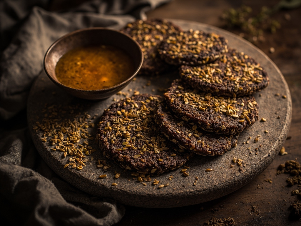Seed and Wattleseed Ashcake