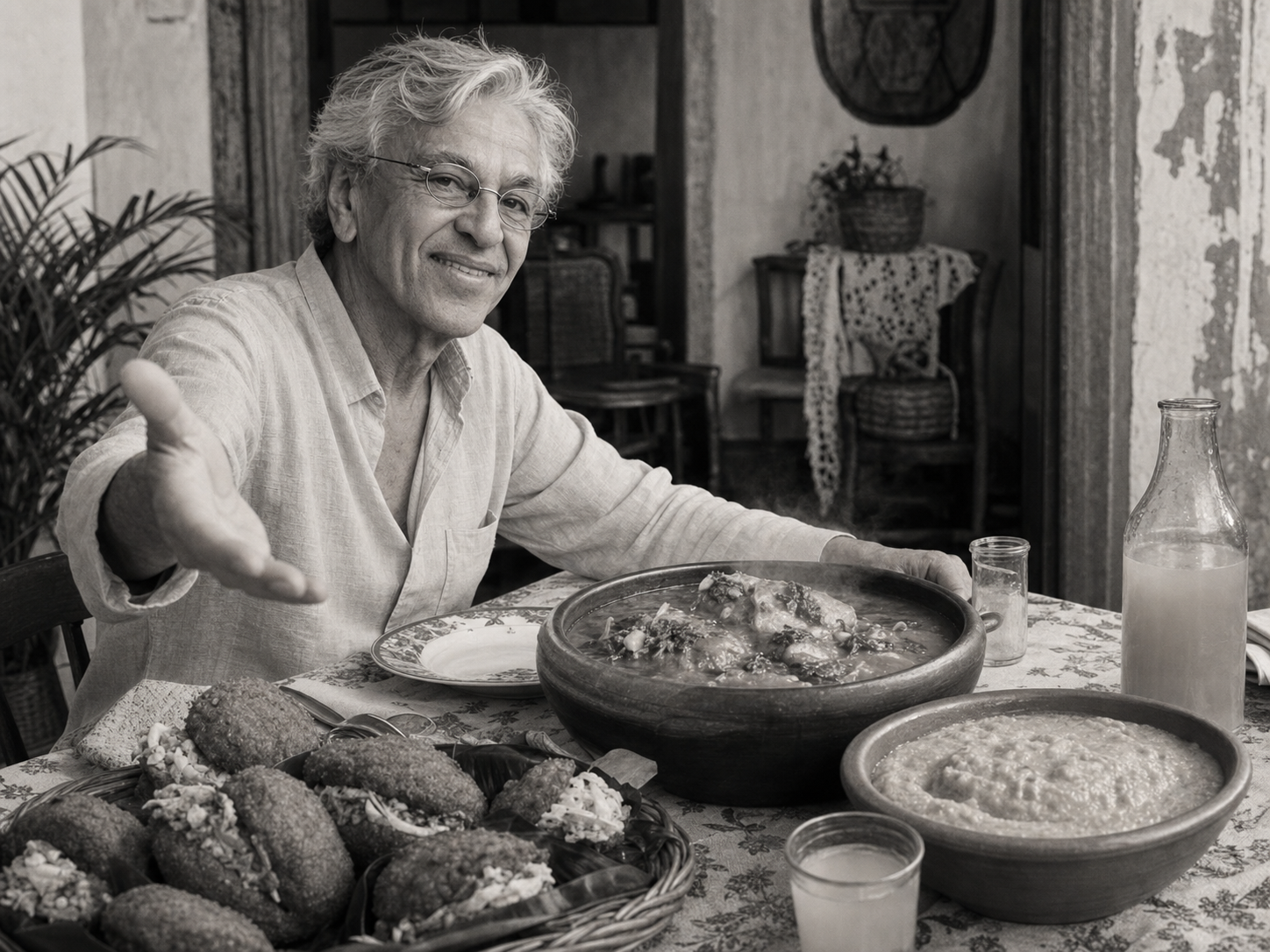 Caetano Veloso à table