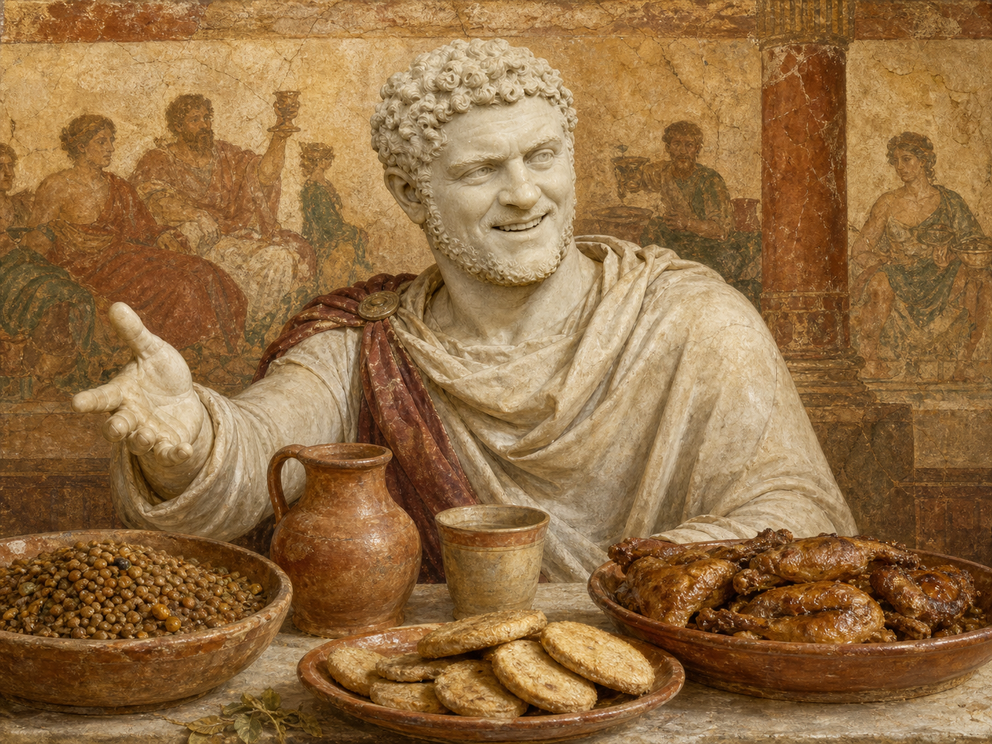 Caracalla à table