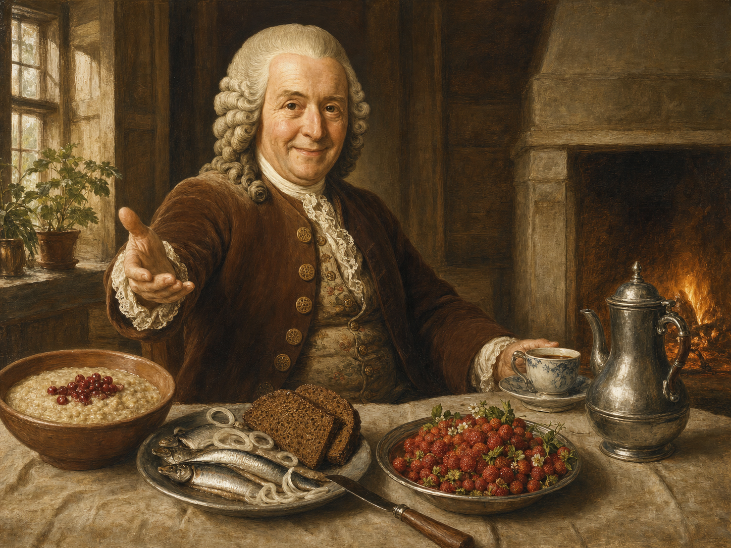 Carl von Linné à table