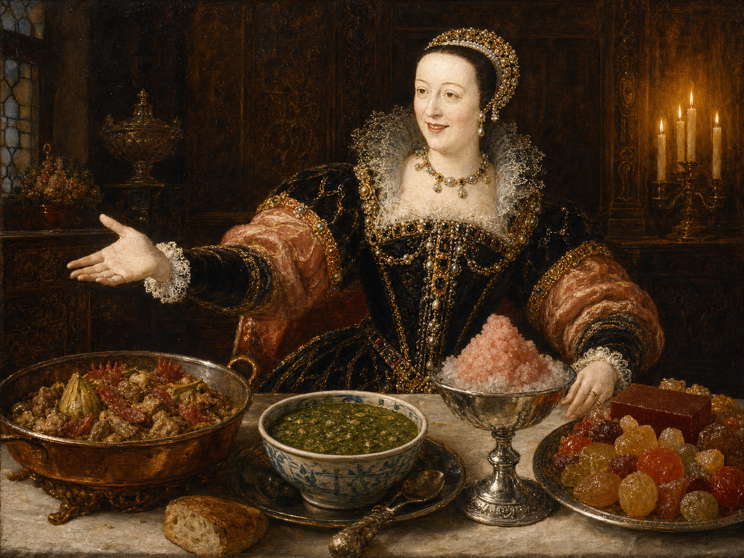 Catherine de Médicis à table