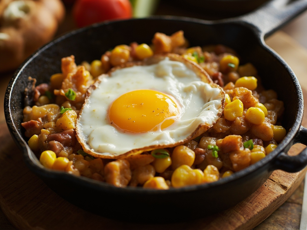 Cachupa guisada du matin (Morning fried cachupa)