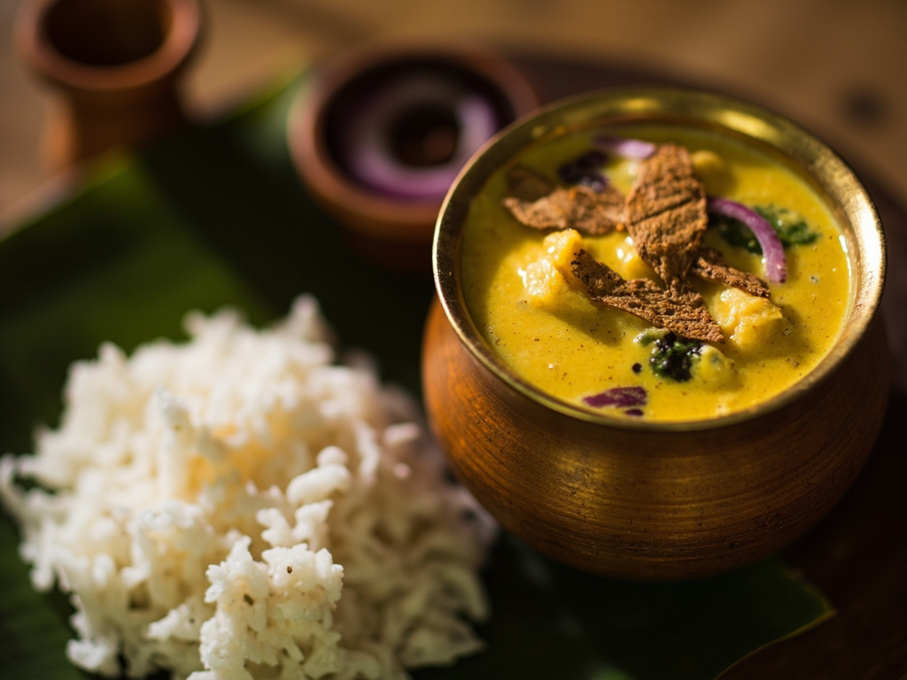 Parippu — coconut milk dhal lentil curry