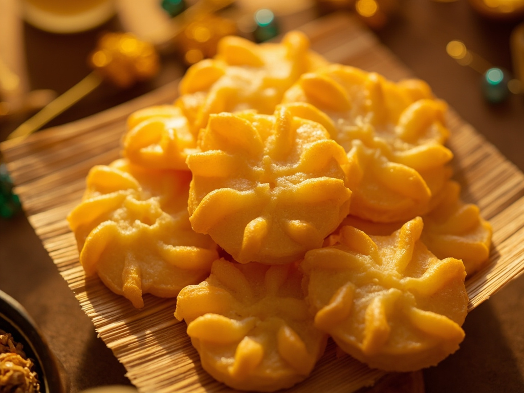 Kokis — crispy rosettes of the Sinhalese festival