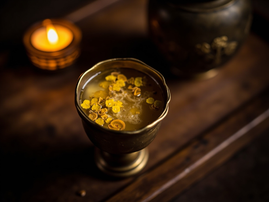 桂花酒 — Osmanthus Wine Poured to the Moon (guìhuā jiǔ)