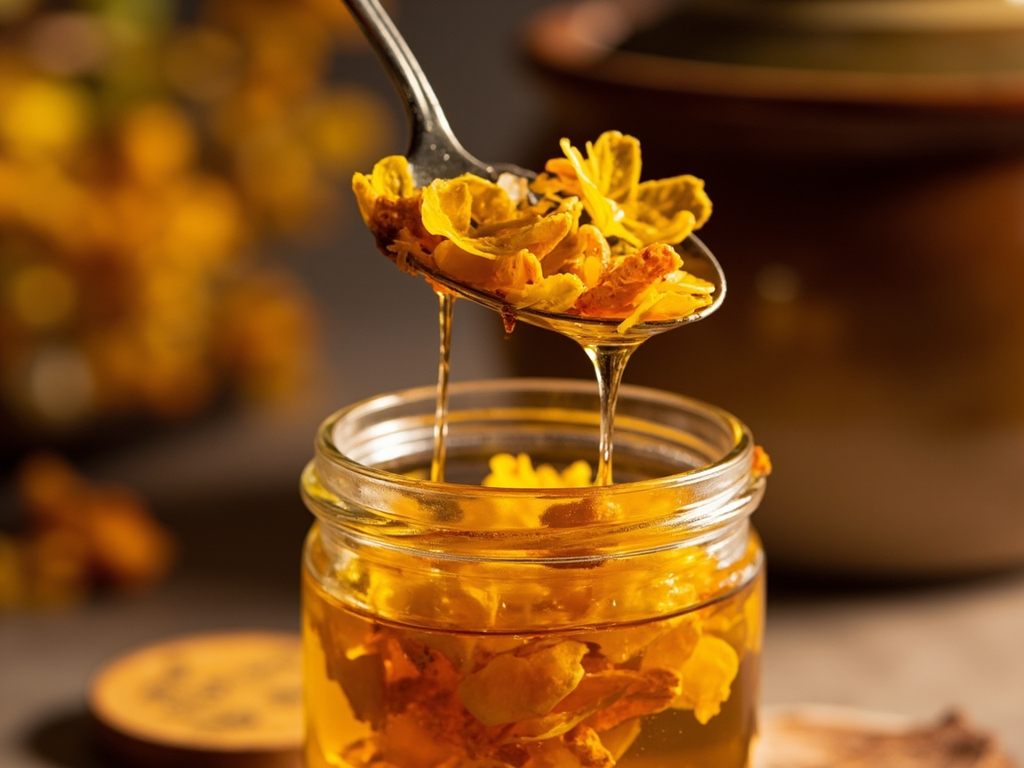 糖桂花 — Honey-Preserved Osmanthus, Moon Fragrance in Reserve (táng guìhuā)