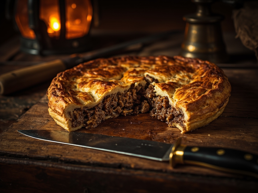 Venison Pie in a Crust for the Ride