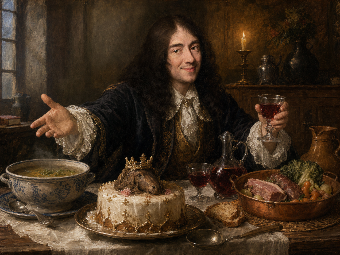 Charles Perrault à table