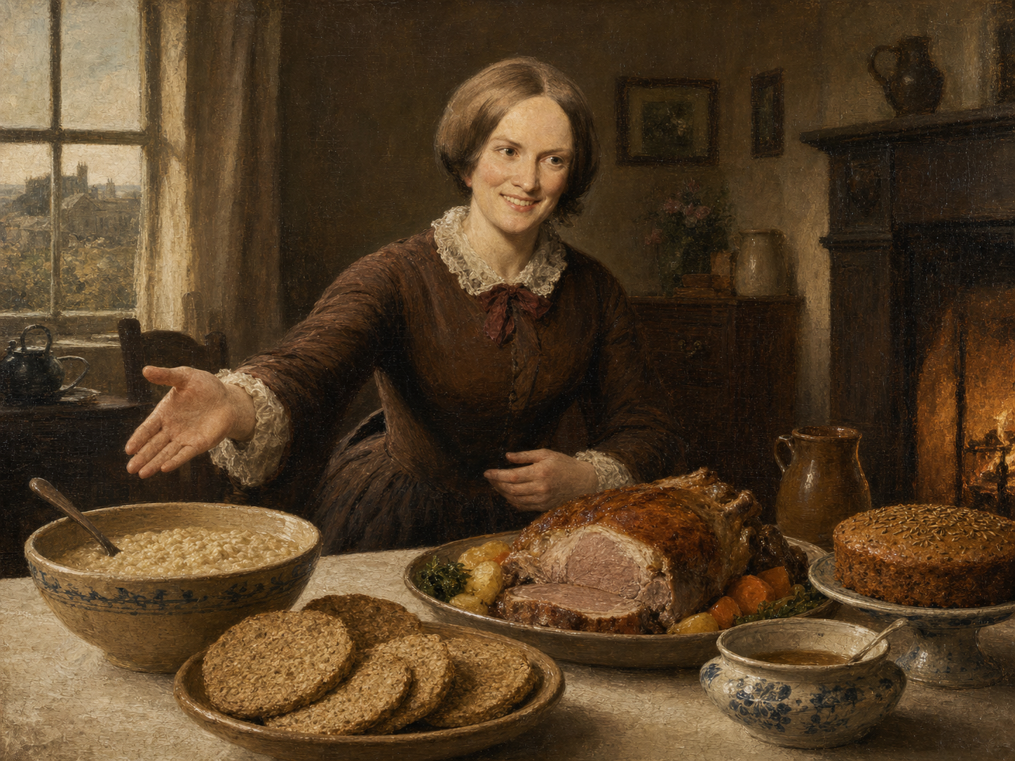 Charlotte Brontë à table