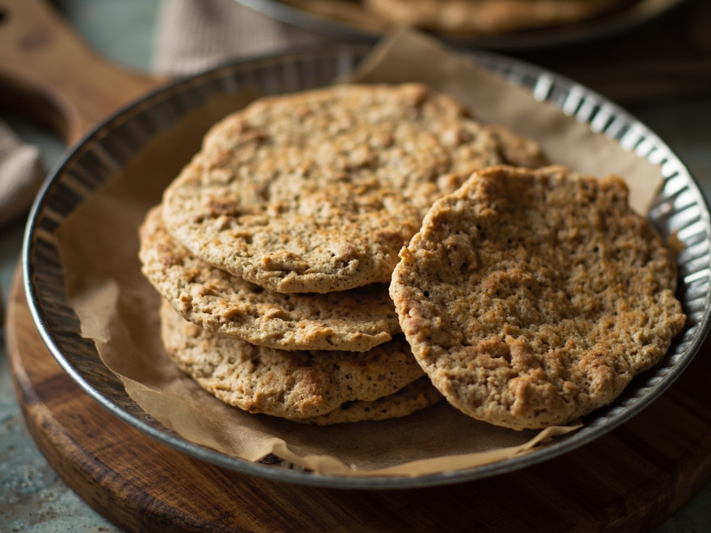 Yorkshire oatcake (havercake), galette d'avoine de garde