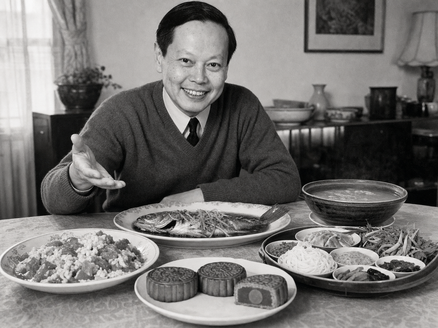 Chen-Ning Yang à table