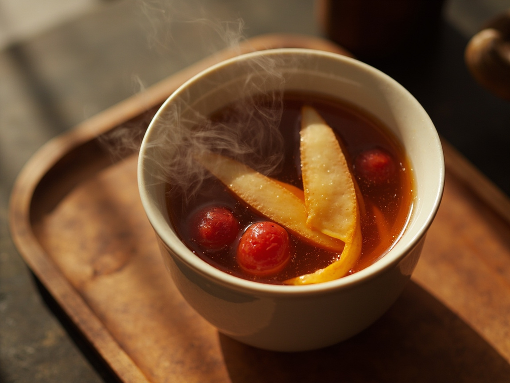 Ginger tea with brown sugar (jiāng táng chá)