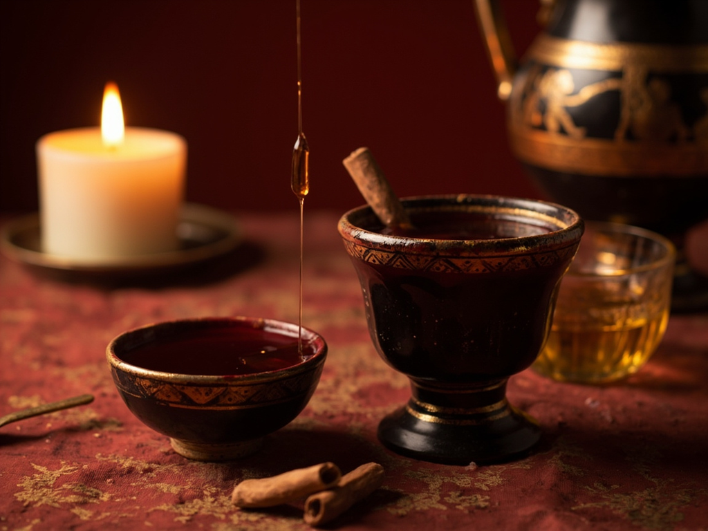 Oinomeli, thyme honey wine
