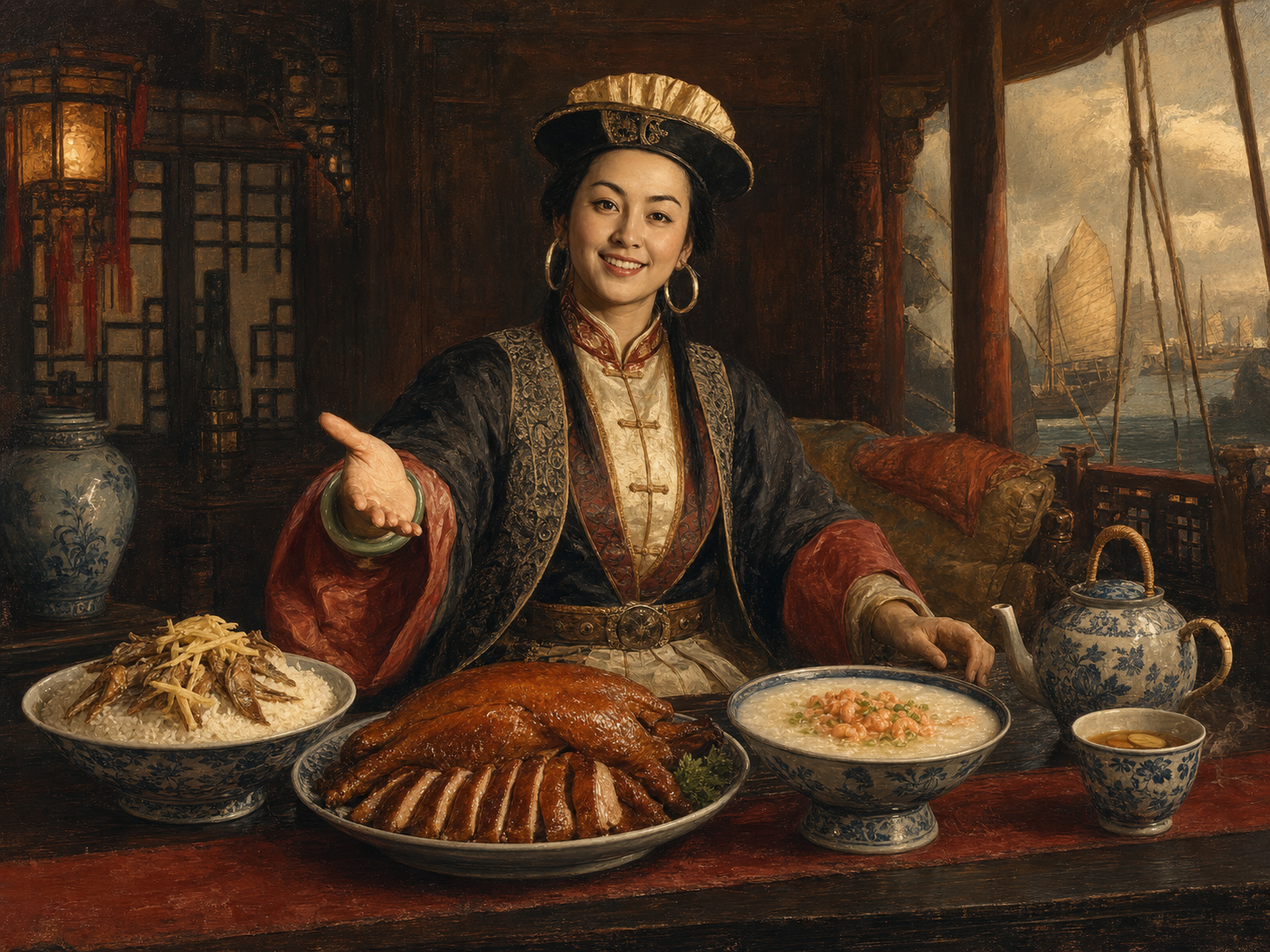 Ching Shih at the table