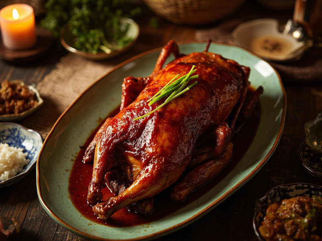 Anchor-Lacquer Duck with Honey and Five-Spice
