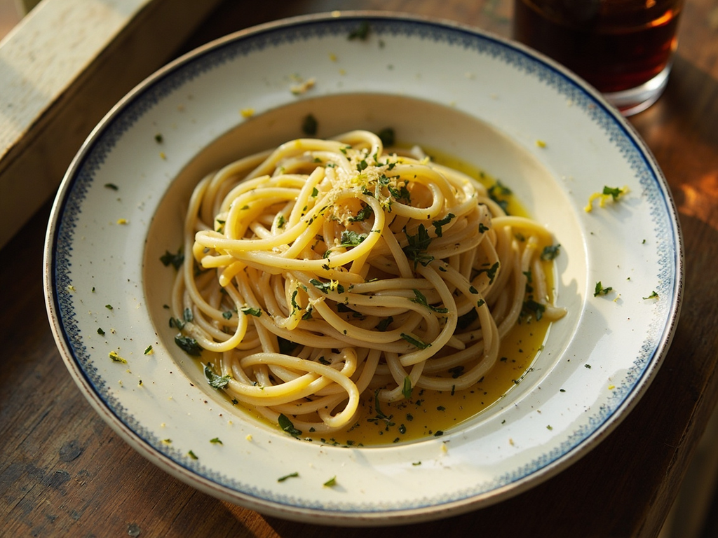 Christina's Roman Pasta with Oil and Fish