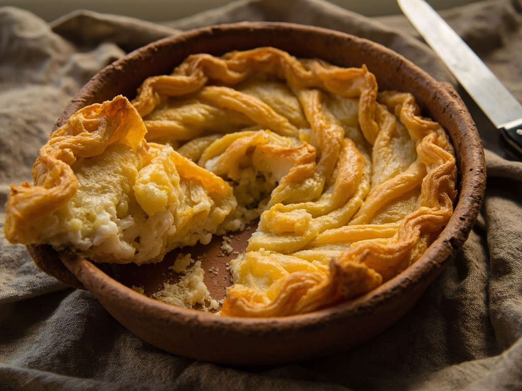 Banitsa au sirene — le feuilleté roulé de Gabrovo