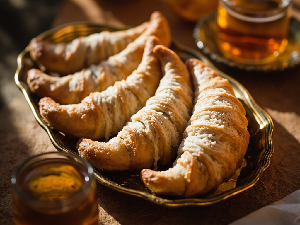 Kaab el Ghazal — Gazelle Horns with Almond and Orange Blossom