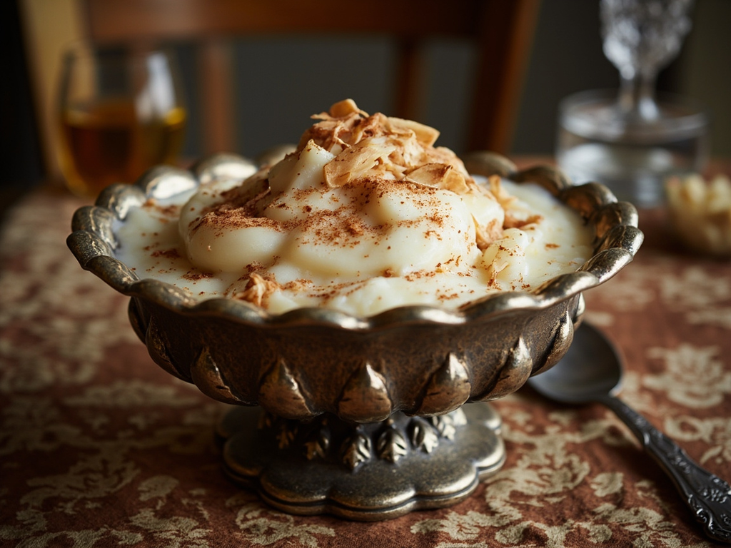 Manjar blanco (Almond and Chicken Blancmange)
