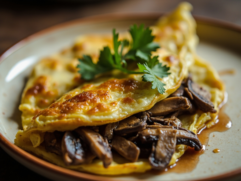 Porcini Omelette from the Underwood
