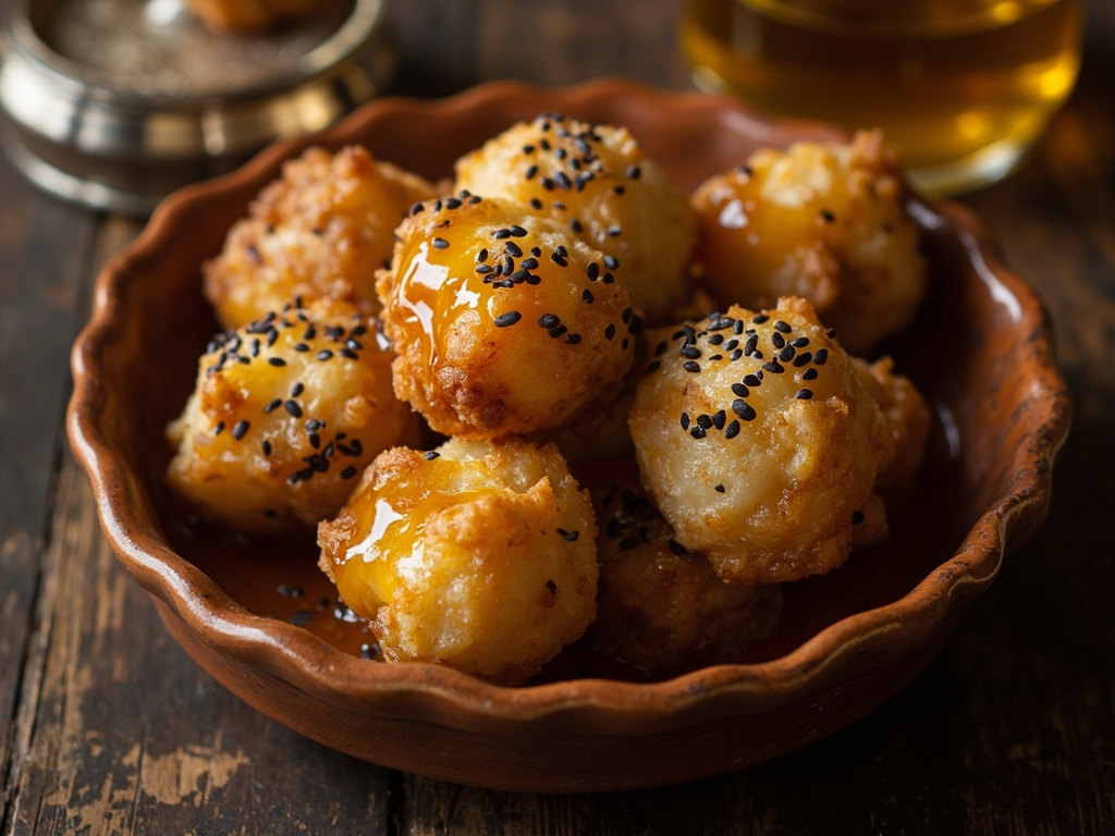 Globi au fromage et au miel