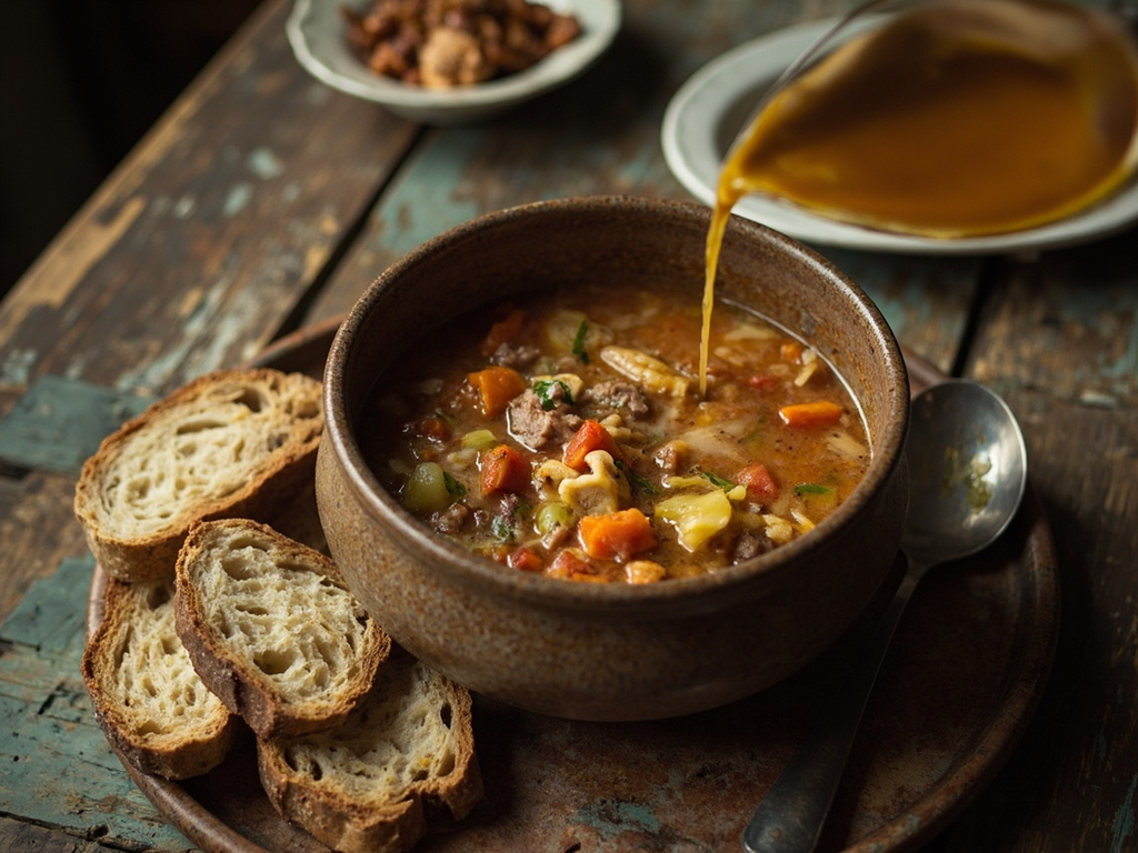 Bréjaude, Cabbage and Bacon Soup