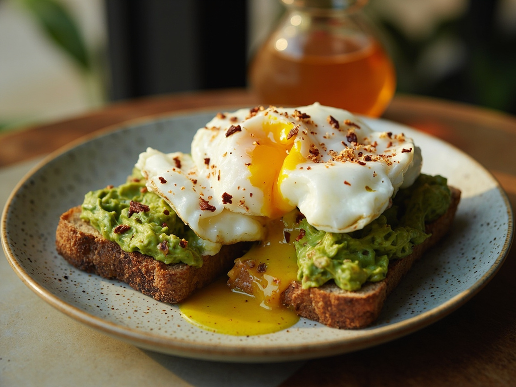 Smashed avo on sourdough