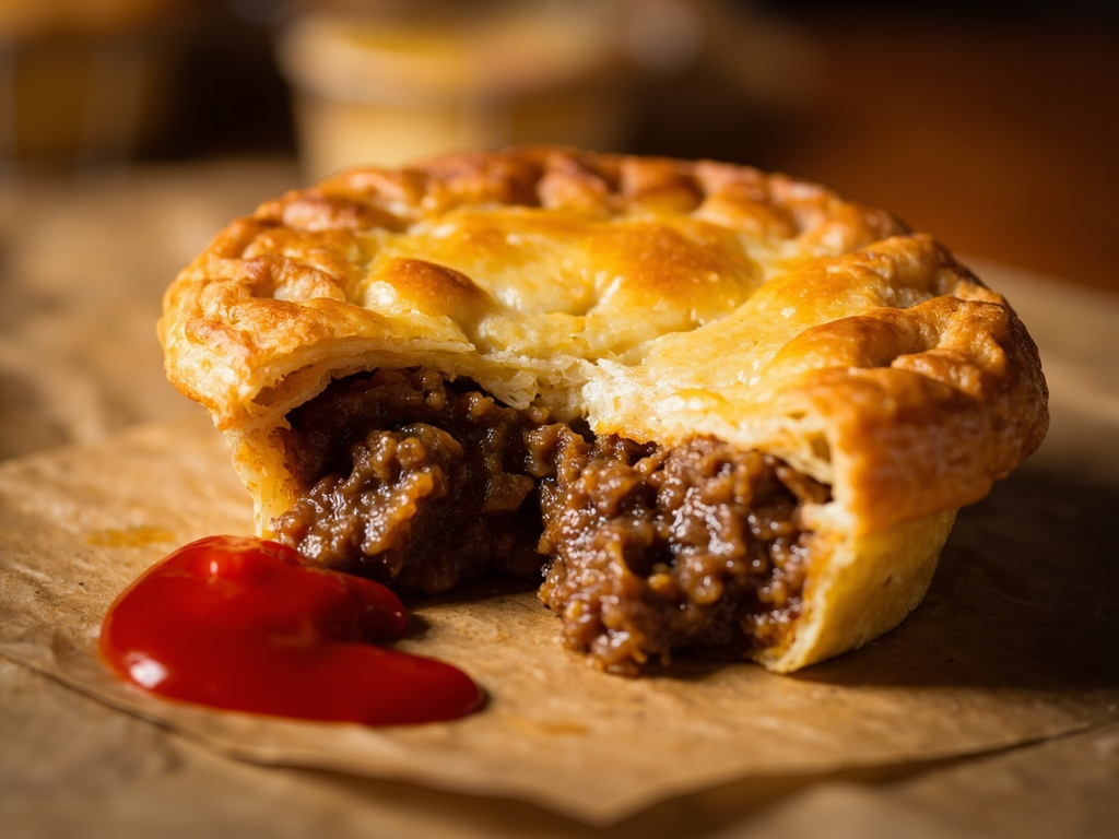Meat pie de boulangerie