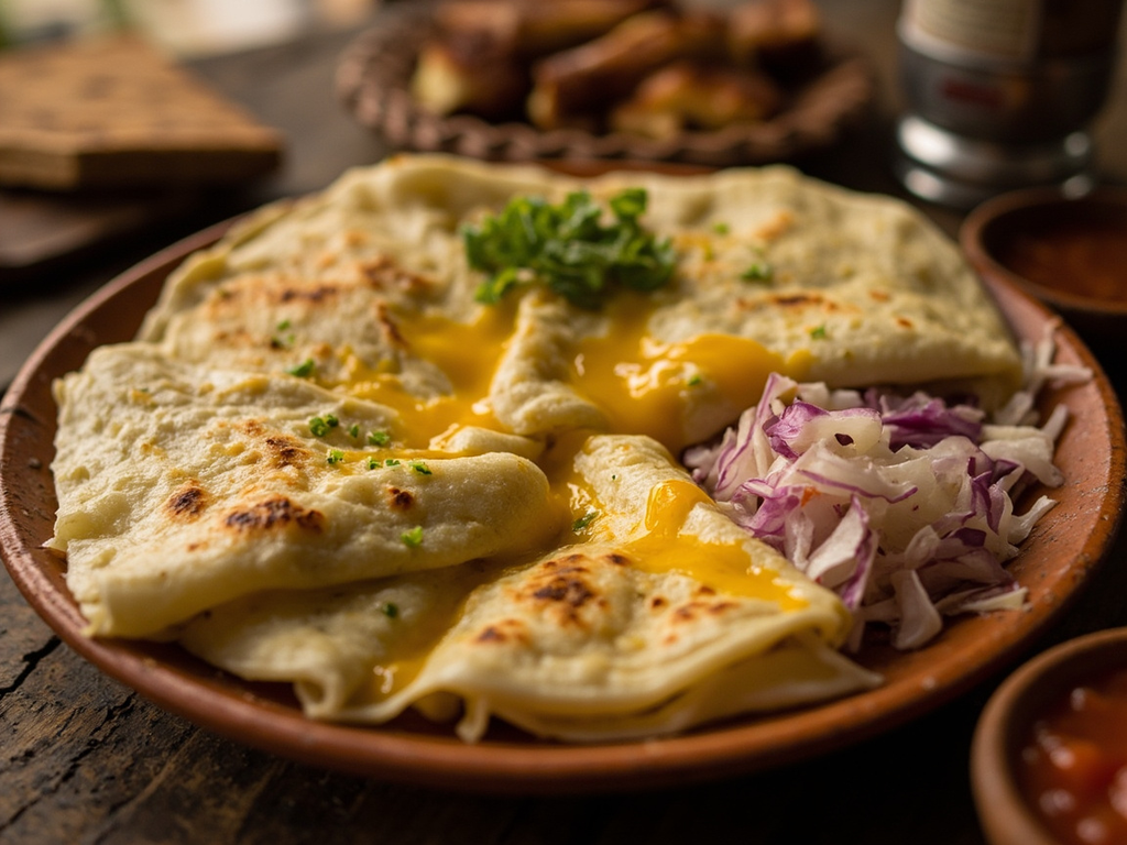 Pupusas de loroco et fromage
