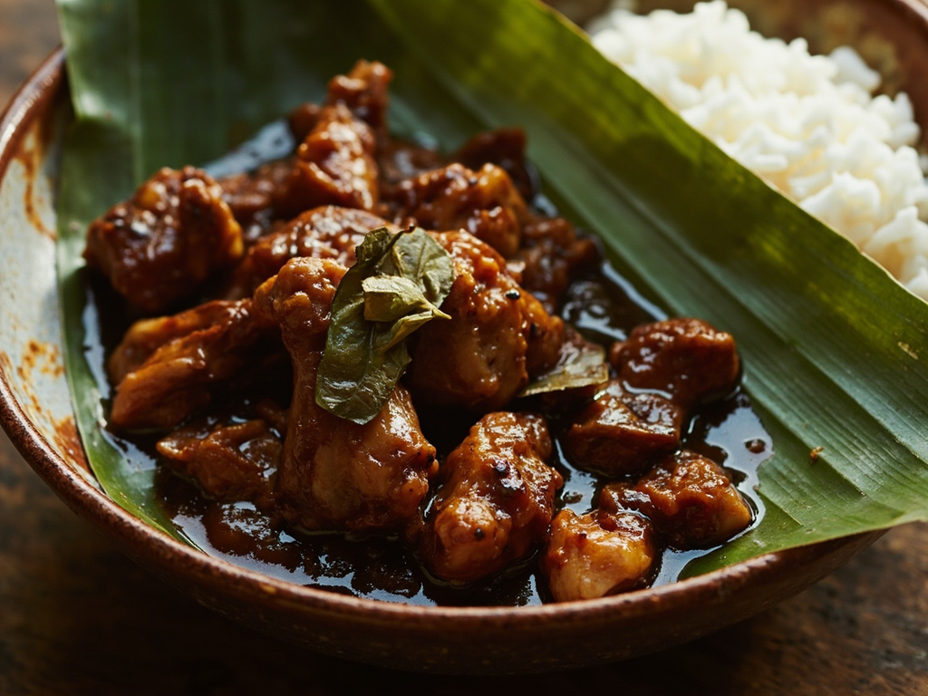 Adobong manok (poulet à l'adobo)