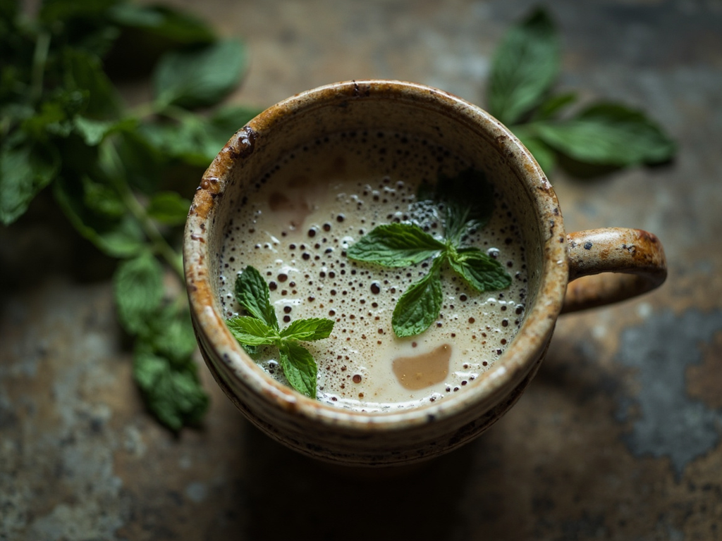 Theban Kykeon, Barley and Mint Drink