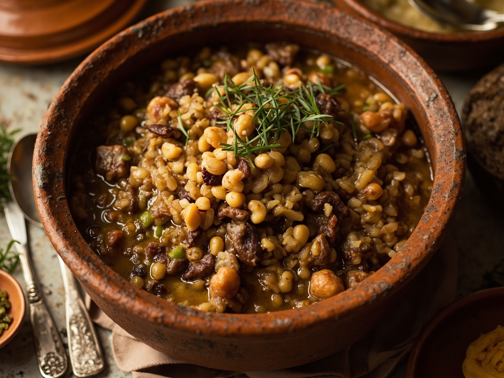 Panspermia of the Kronia — Cauldron of Grains and Beans with Honey