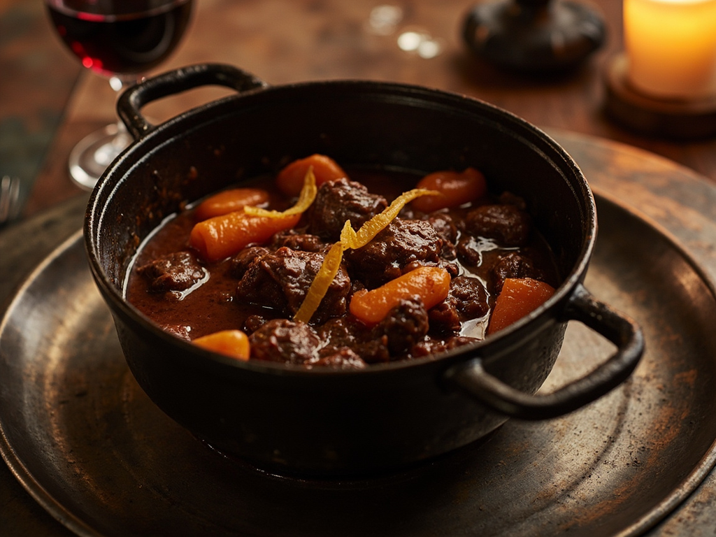 La daube de bœuf salé au vin de France (table de l'amiral)