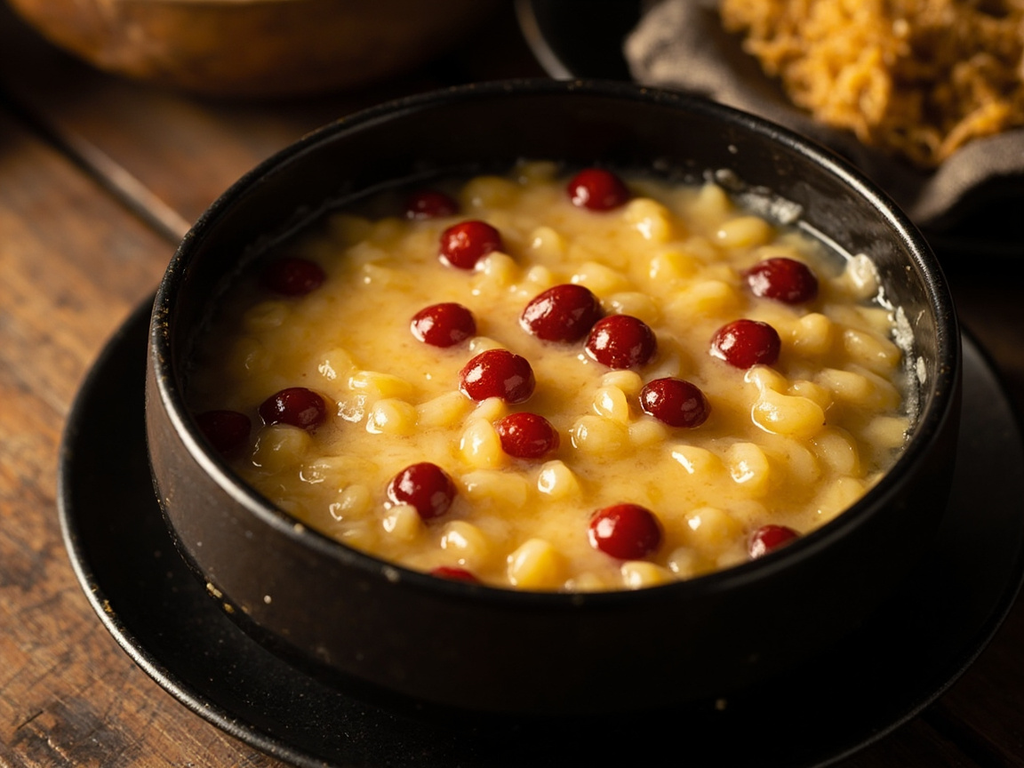 Bouillie de millet aux jujubes (zhōu de cour)