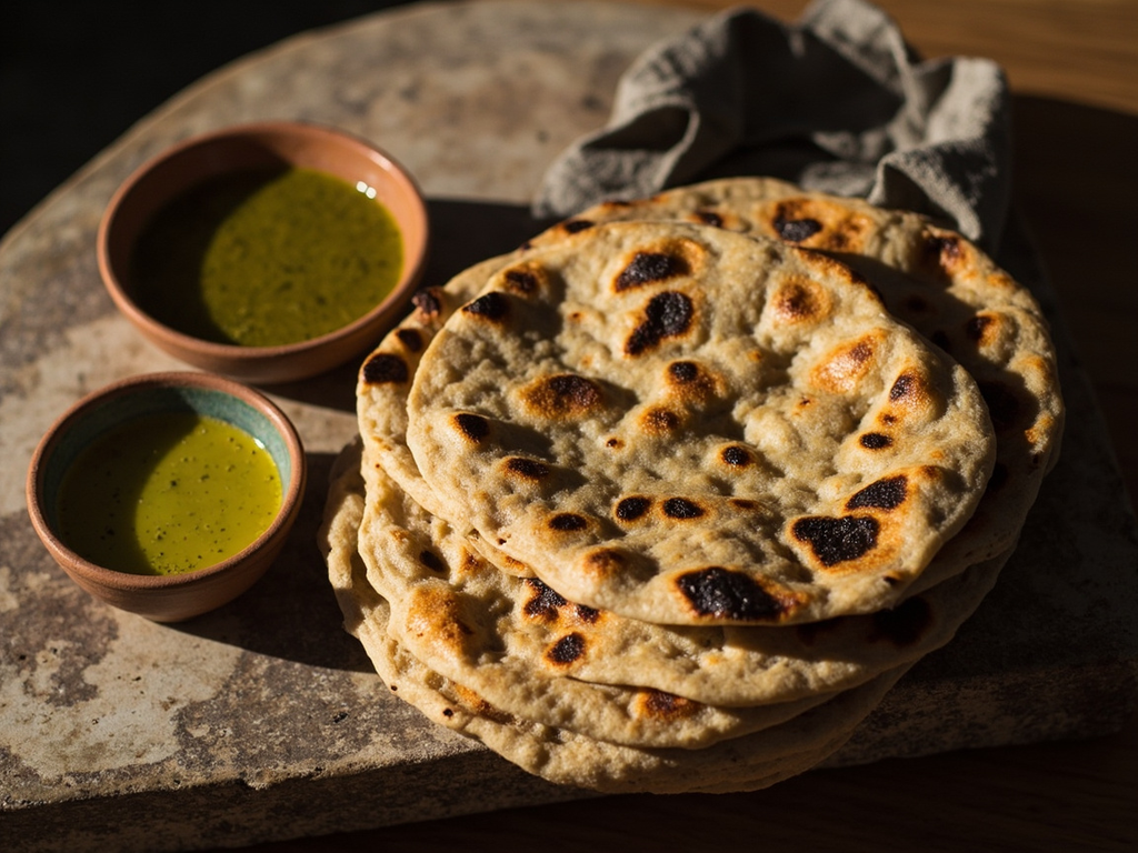 Barley Flatbread from the Millstone