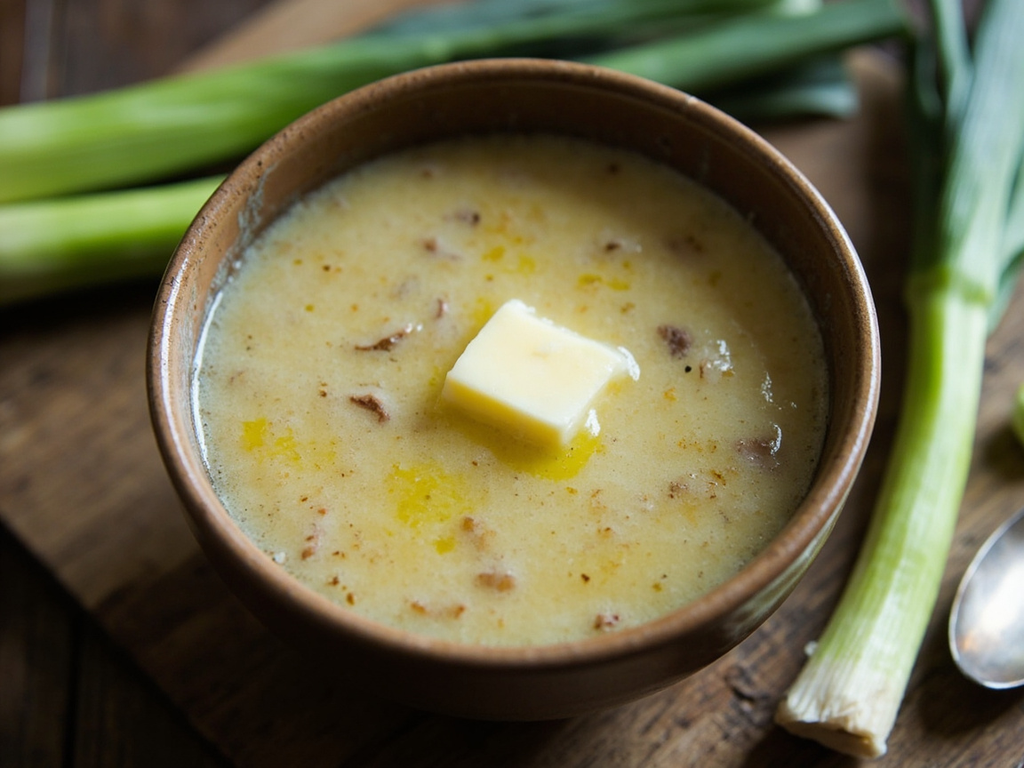 Leek and Oat Brotchán (Porridge)