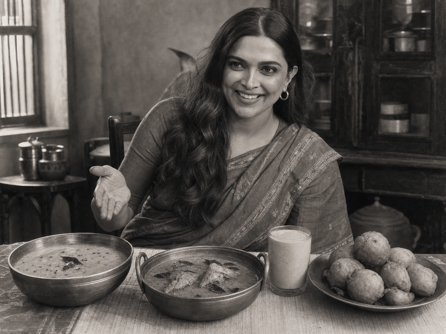 Deepika Padukone à table