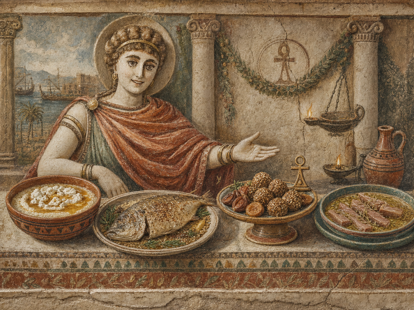 Dido at the table