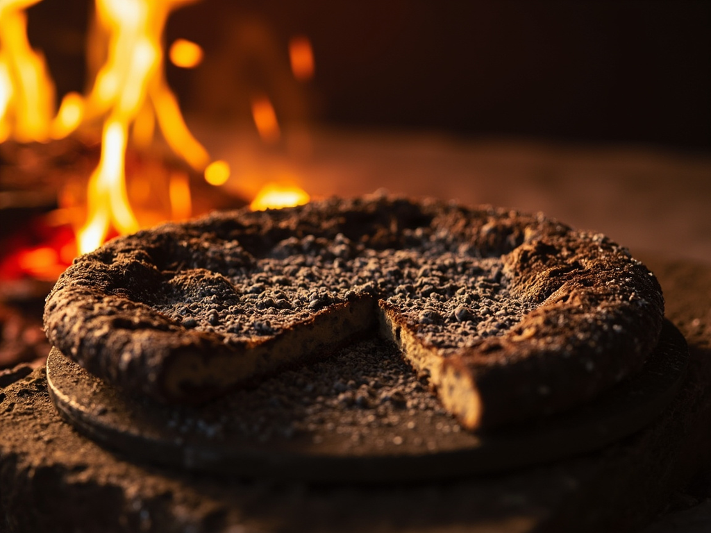 Tagella — barley flatbread baked under ashes