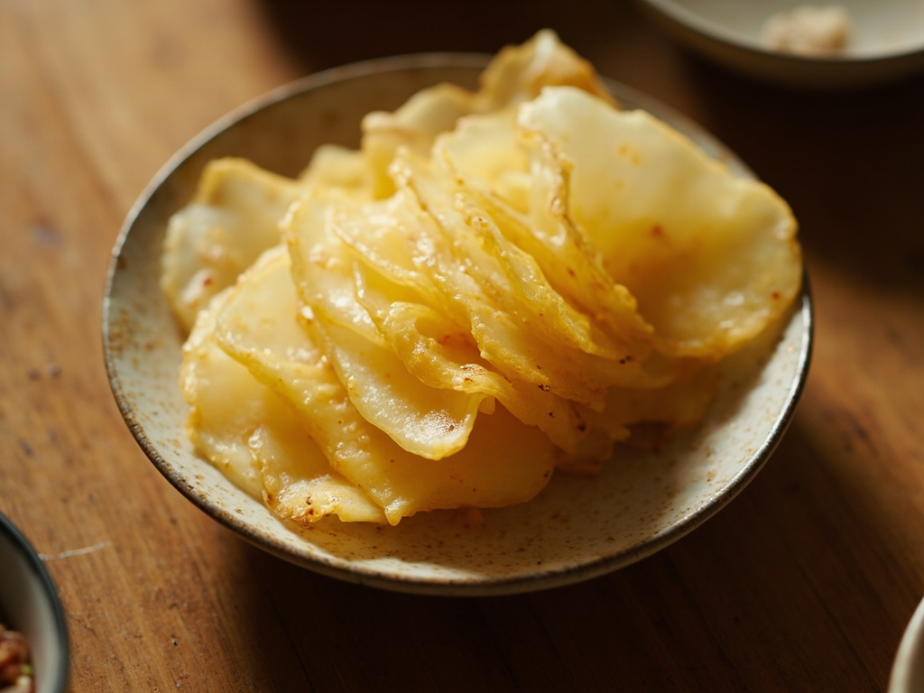 Takuan — daikon radish pickled in rice bran