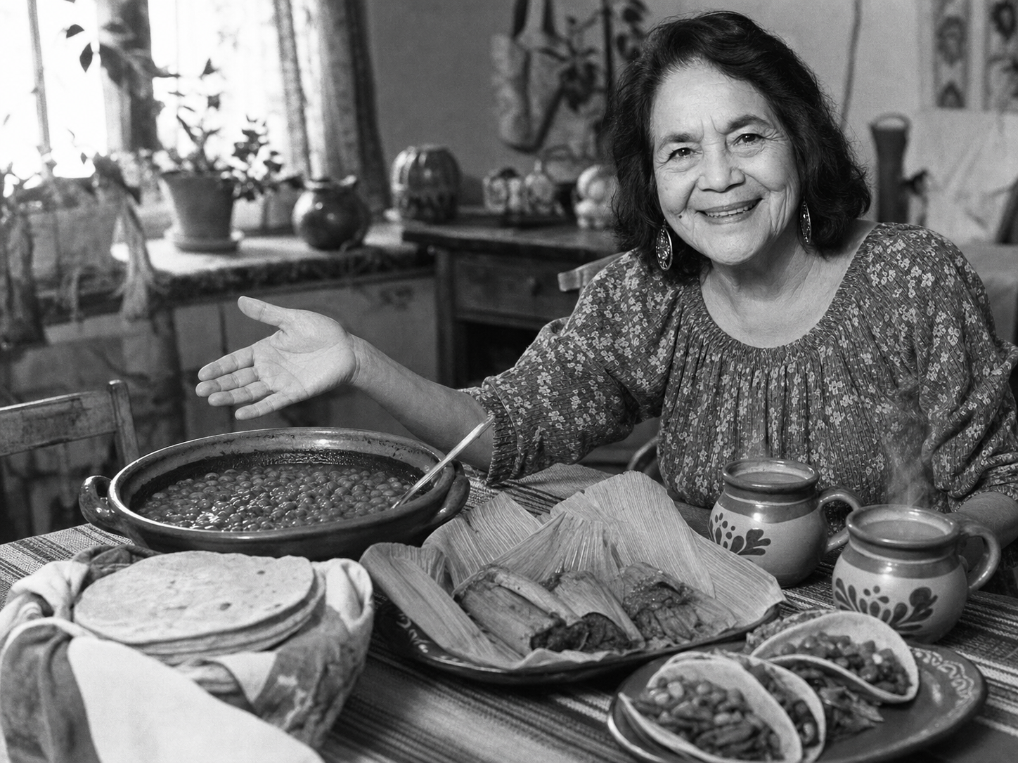 Dolores Huerta à table