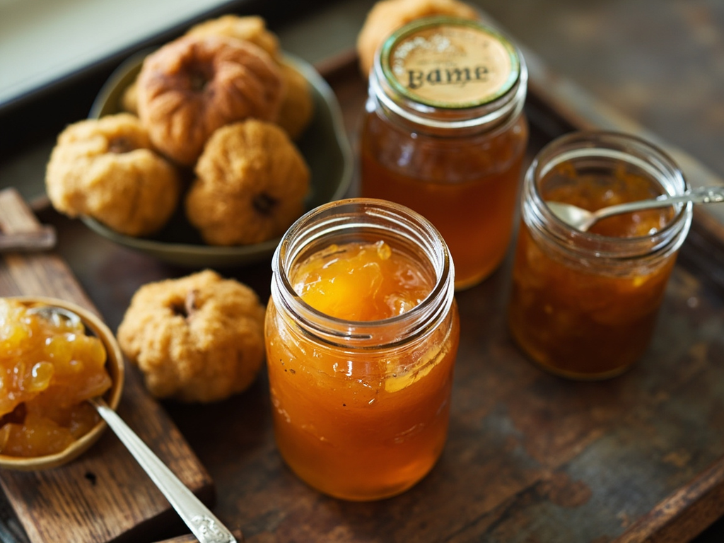 Quince Preserve for the Pantry