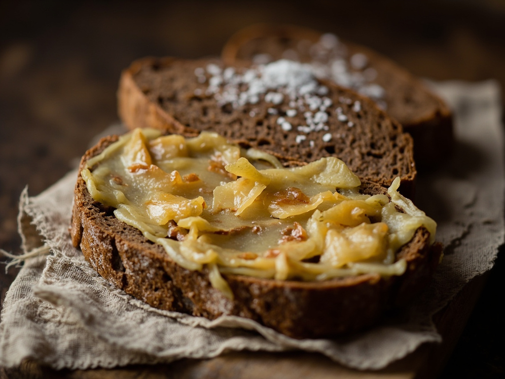 Lard Tartine for the Road (Schmalzbrot)