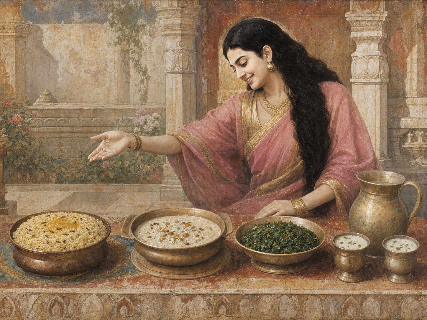 Draupadi à table