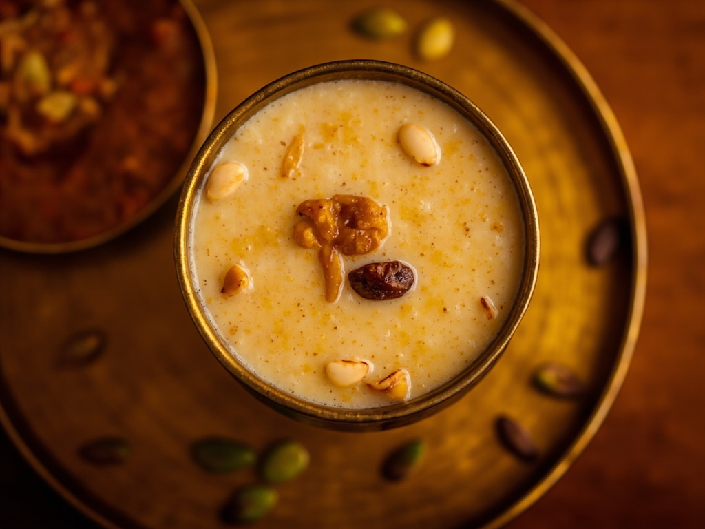 Payasa — riz au lait, jaggery et cardamome