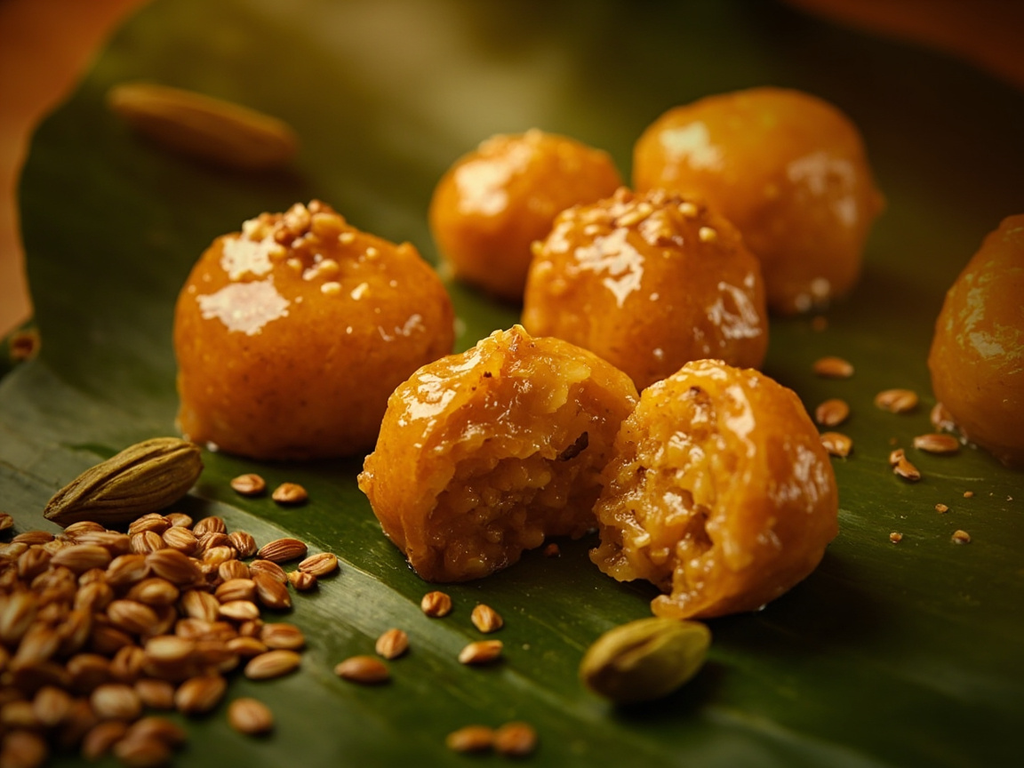 Tila-laddu — boulettes de sésame et jaggery