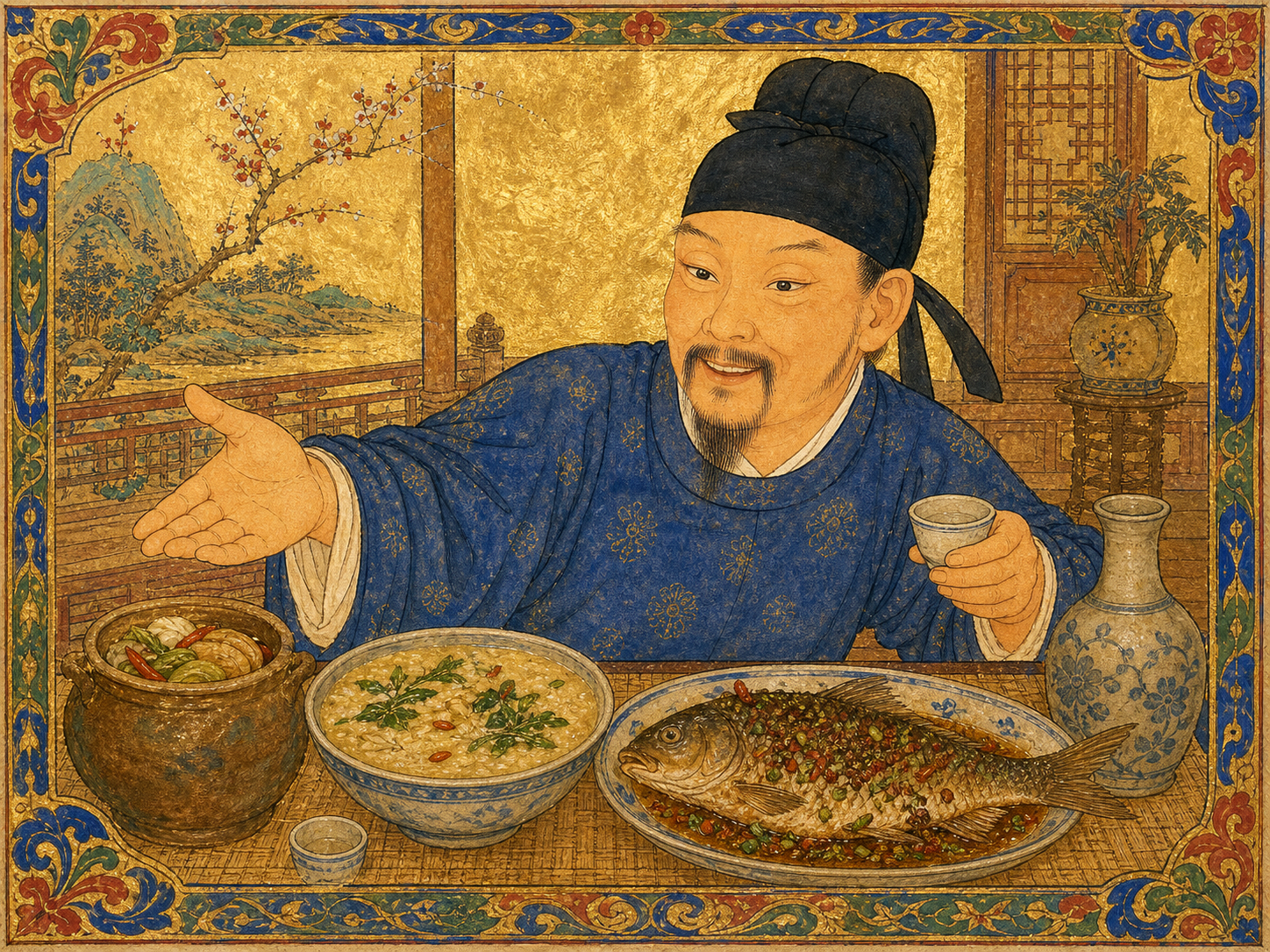 Du Fu à table