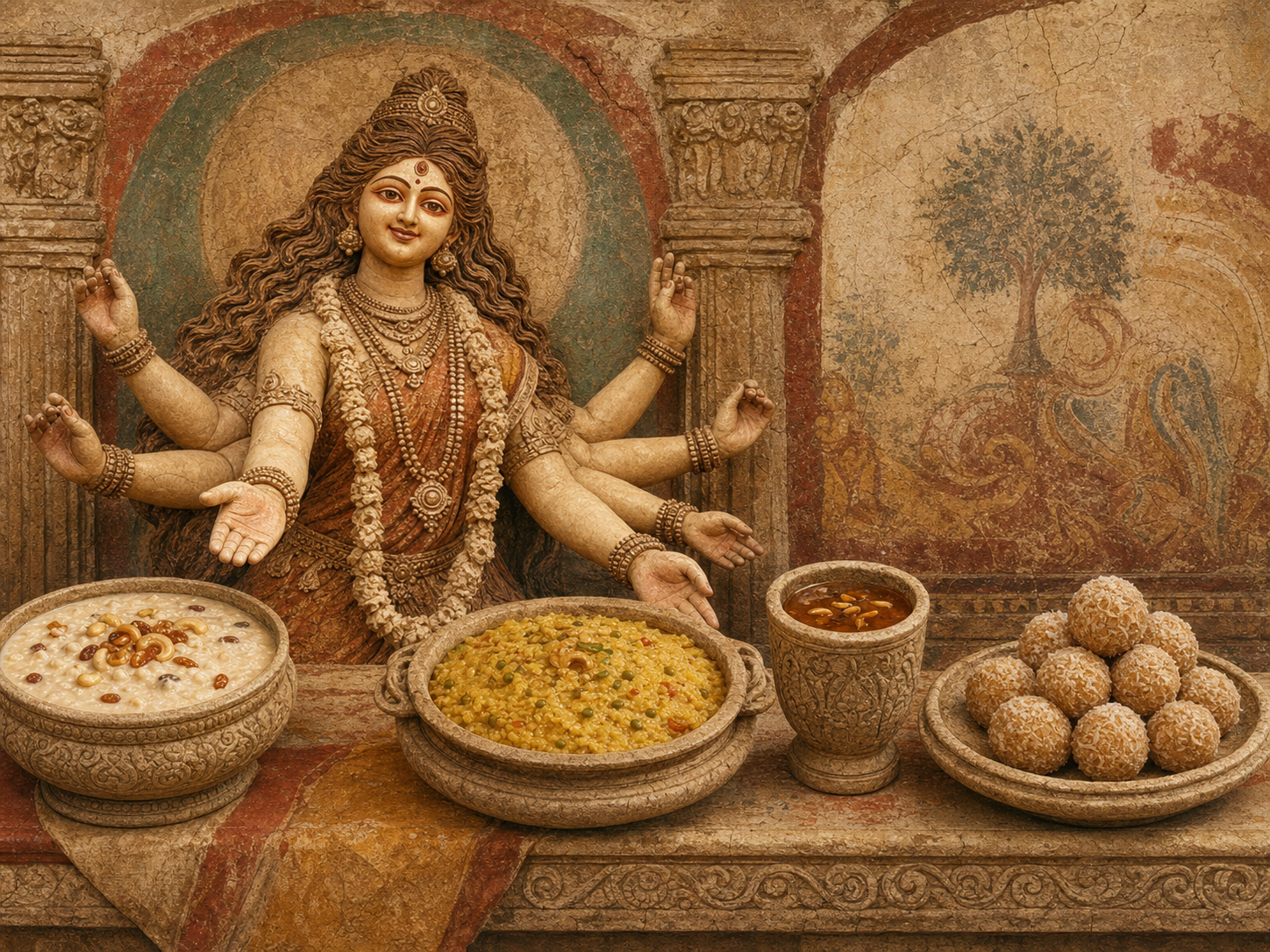 Durga at the table