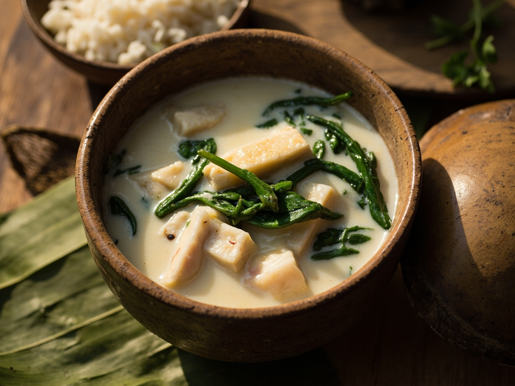 Sop Sop (coconut fish stew)